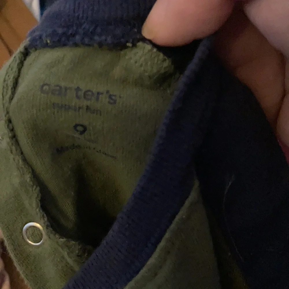 Carters long sleeved one piece 9 months